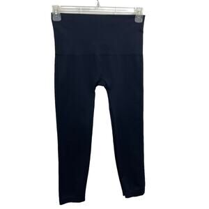 Spanx Crop Leggings 1X Navy Blue